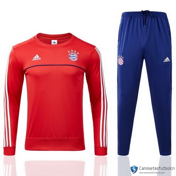 Chandal Bayern Munich Niño 2017-18 Rojo Azul